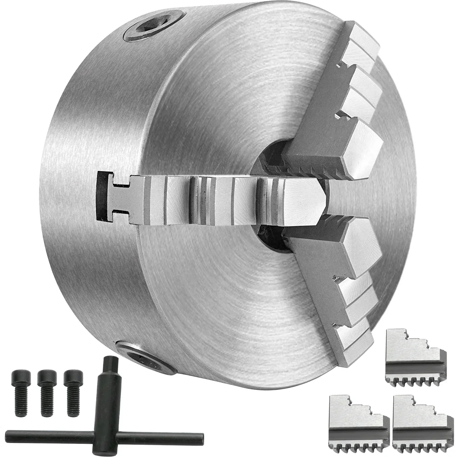 

For K11 Lathe Chuck 3 Jaws Manual Self-Centering For K11-100 K11-125 K11-160 K11-200 W/ Mounting Bolt for Grinding Turning