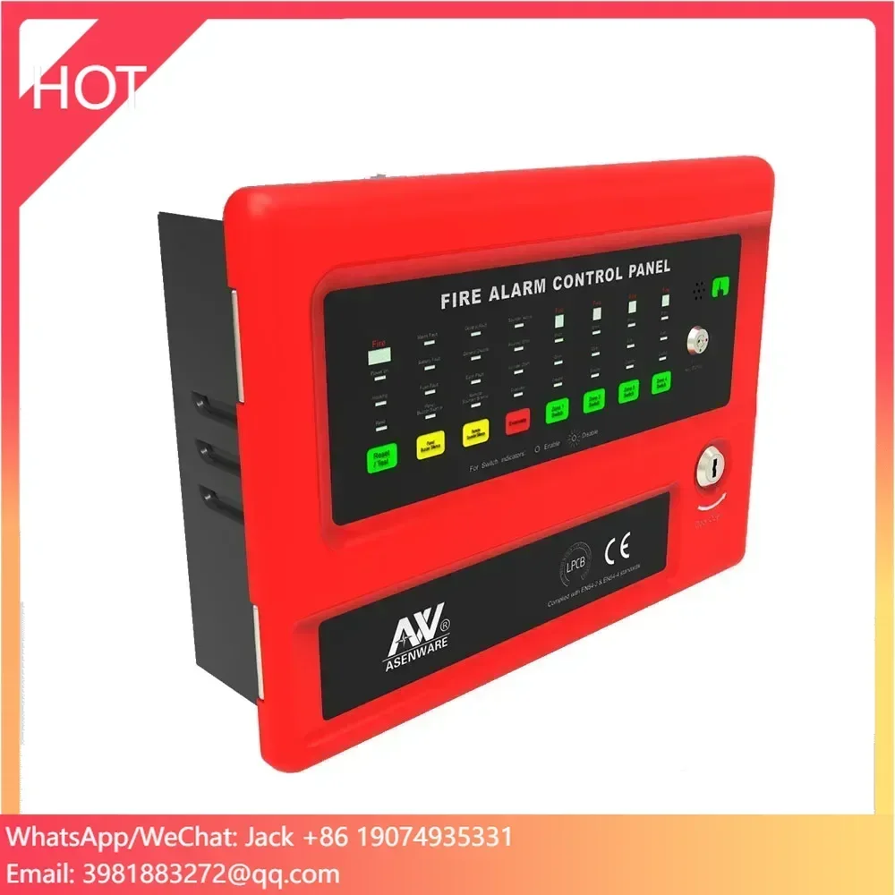 Fire alarm panel wireless conventional fire alarm system AW-CFP2166-2W/4W