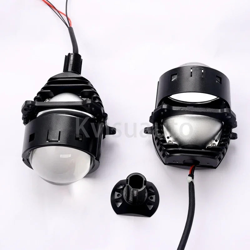 

CQL KVISUAUTO R8 R8S 6000k 3inch 60w 65w double reflector car bi led projector lens