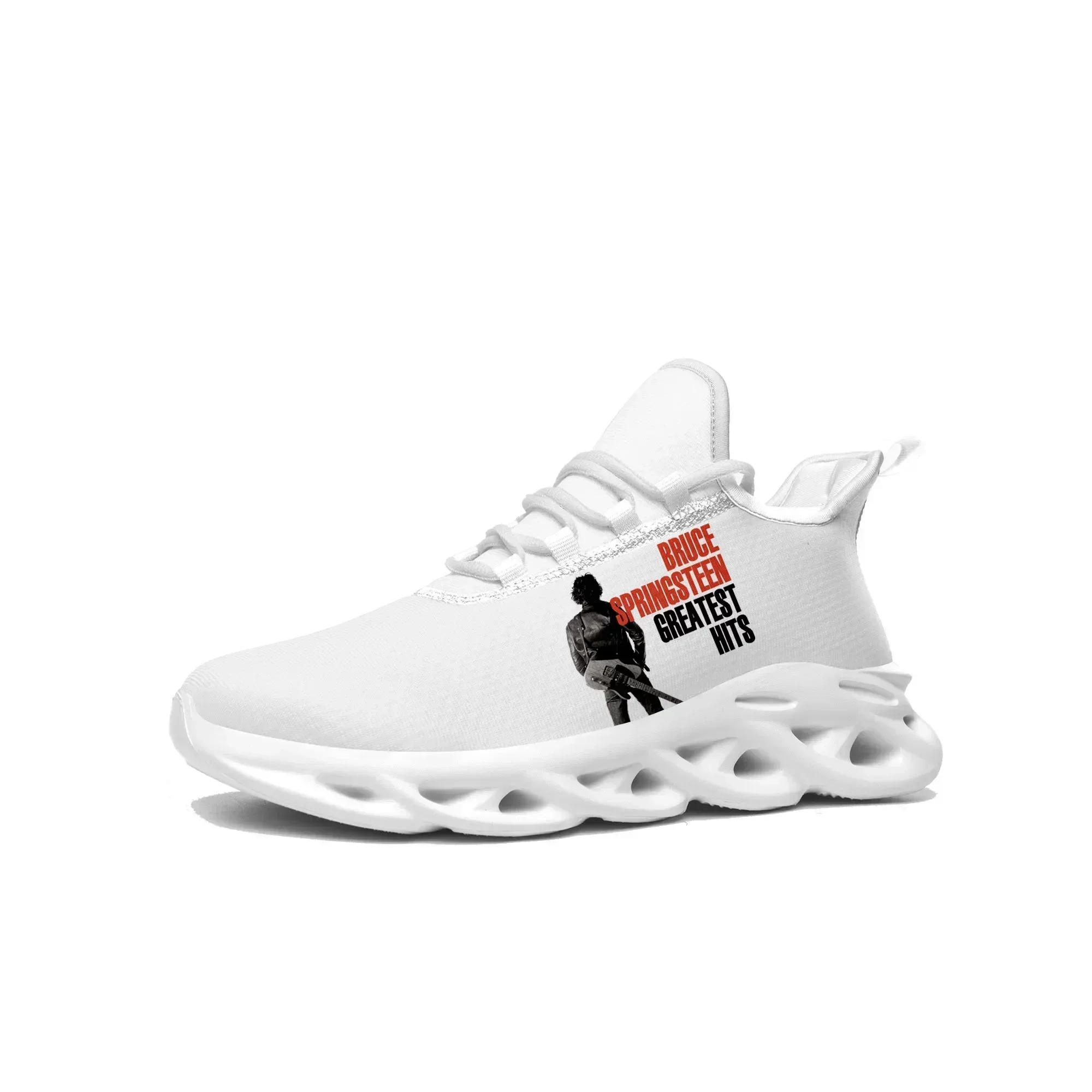 

Кроссовки Born To Run Flats для мужчин и женщин, спортивные кроссовки Bruce Springsteen Pop для бега, сетчатая обувь на шнуровке, обувь на заказ
