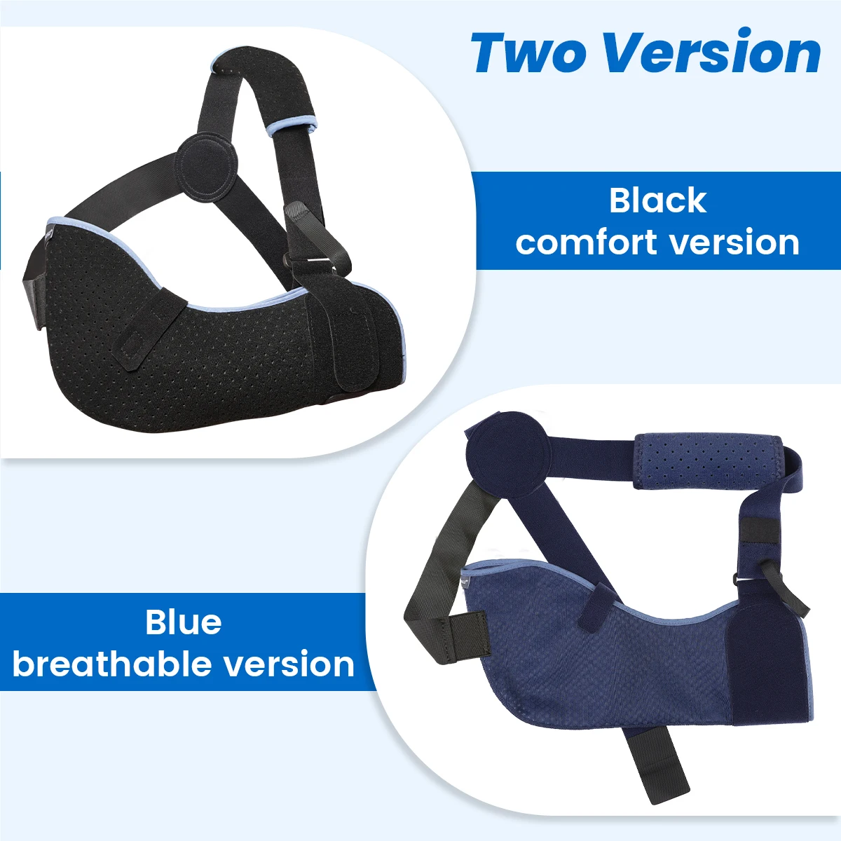 VELPEAU Kids Arm Sling Support for Shoulder Elbow and Forearm Injury, Breathable Mesh Shoulder Immobilizer for Boys Girls
