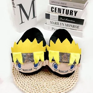 Anime Naruto Home Slipper für Unisex, ohne Gleiten, weiche Hausschuhe, schöne Cartoons, Cosplay, bequem, heiß, Geburtstagsgeschenke, Winterschuhe 6 Hauptverkaufsschuh Naruto - №2