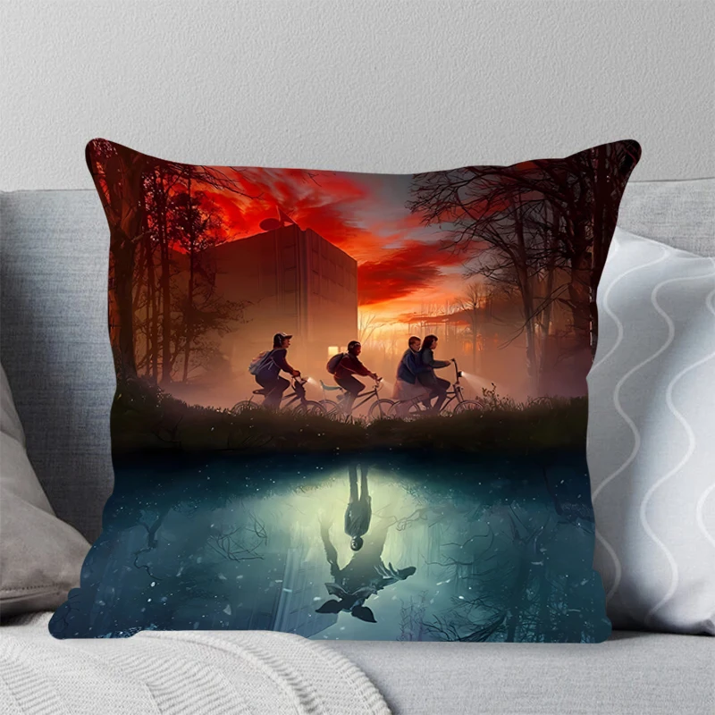 New pillowcase bedding comfortable square pillow sofa home high quality pillowcase Stranger Things Hot Sale bolster Home Decor