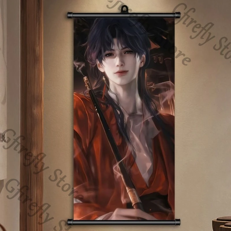 

Hanging Scroll Rafayel Love and Deepspace Hang A Picture Decorate Wall Anime Poster Wallpaper Placard Mural Ambitus