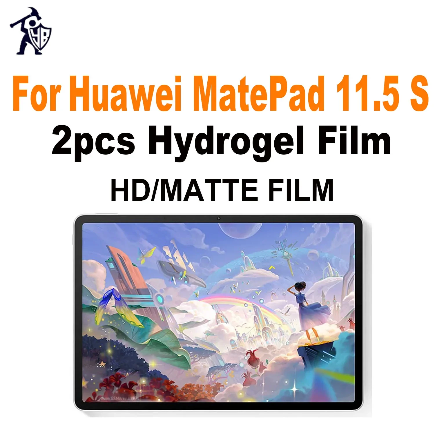

2pcs HD Hydrogel Film for Huawei MatePad 11.5 S Matte Anti Fingerprints Screen Protector Tablet Anti Spy Protective Soft Film