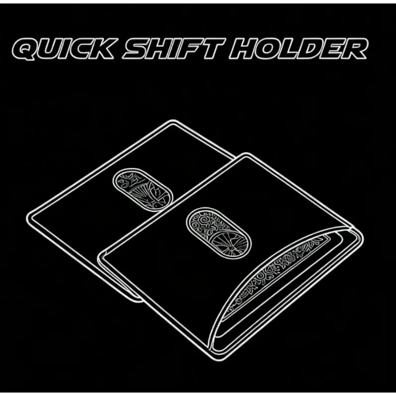 Amazing Quick Shift Holder Magic Trick Switching Card Wallet Close-Up Illusions Prop for Magicians Street & Bar