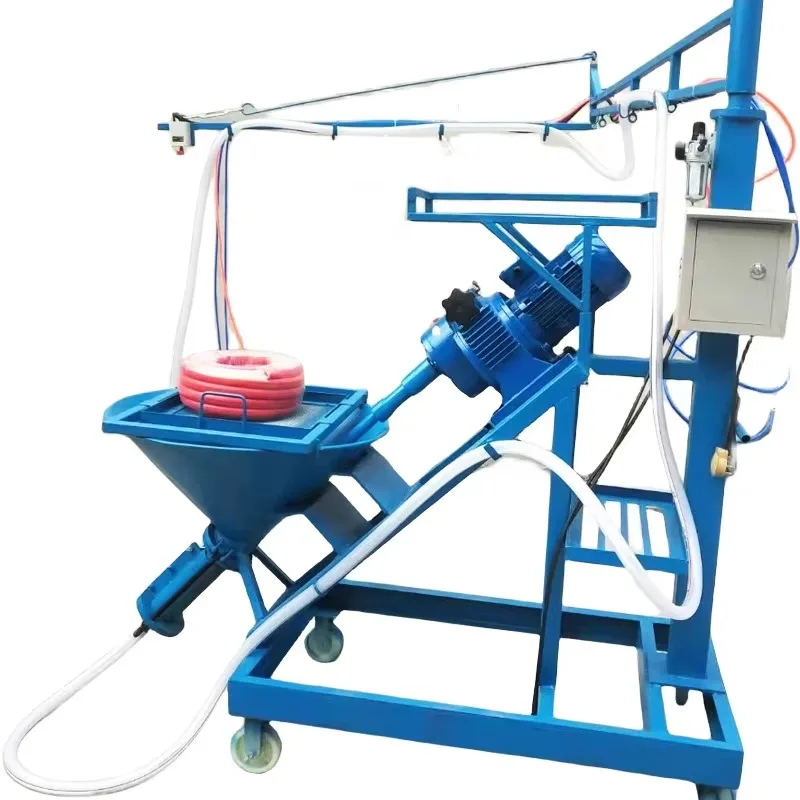 380V Automatic GRC Spraying Machine, High Pressure GRC Mortar Sprayer with 60L Hopper 20-40m Vertical Delivery for Construction