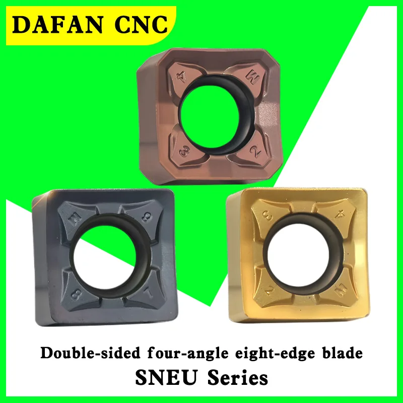 

MFB88.0-80A27 SNEU1206EN-GM 88° Face Milling Cutter Double-Sided Square 8-Edge Insert, High Precision Cutting Tool