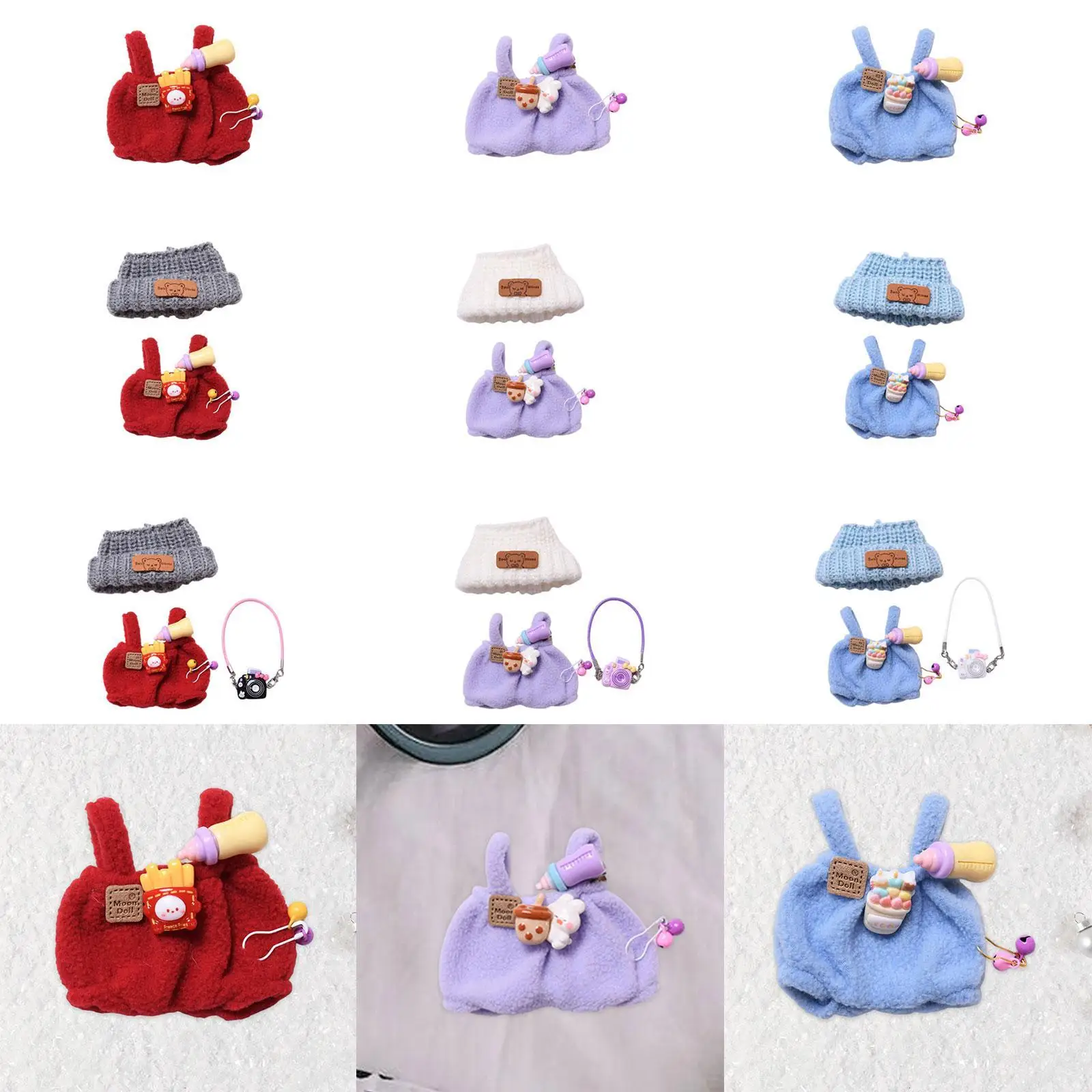 دمية السروال القصير فستان هدايا عيد ميلاد تعليمية للأطفال الديكور التنسيق دمية السراويل ملابس دمية لدمية 6.69 بوصة