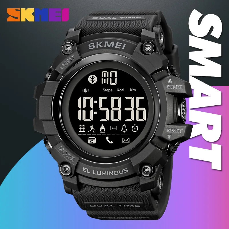 SKMEI Sport Smart Watch for Man Original Brand Call App Remind Pedometer Digital Watches Waterproof Smartwatch Sleeping Monitor