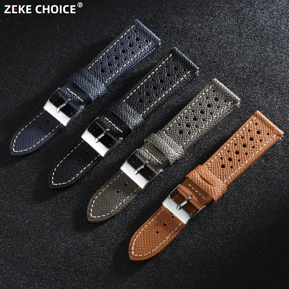 18mm 19mm 20mm 22mm Watch Straps Genuine Leather Watchband Quick Release Replacement Wrist Watch Band for Samsung Galaxy Watch 7