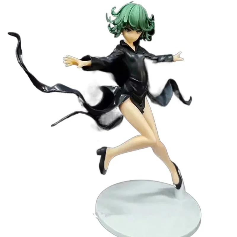 23CM Japanese Anime Figure ONE PUNCH-MAN Tatsumaki PVC Action Figure Model Collectible Model Toys Kid Gift Collectible Doll