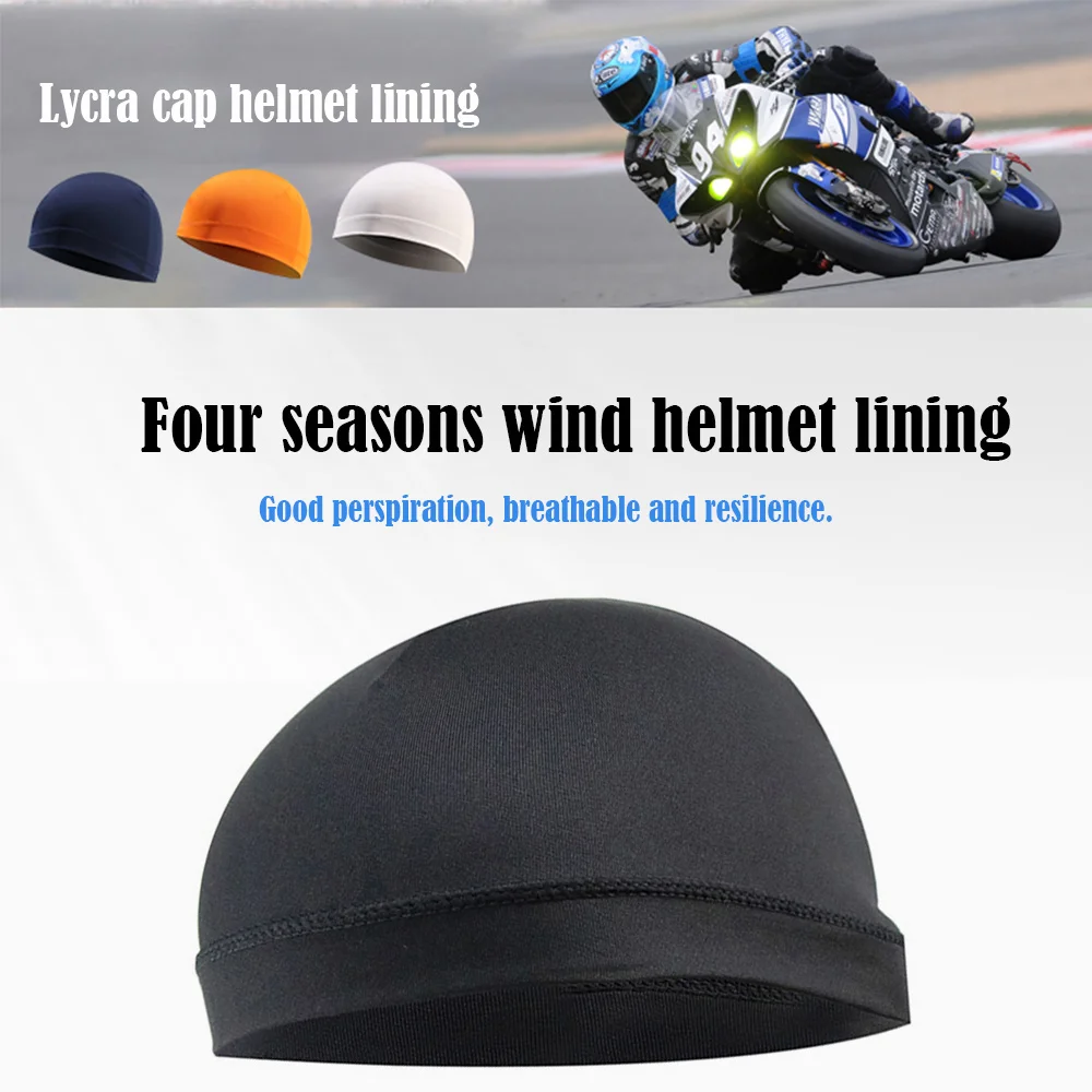 Quick Dry Cycling Cap Helmet Anti-UV Anti-Sweat Sports Hat Motorcycle Bike Riding Bicycle Cycling Hat Unisex Inner Cap New