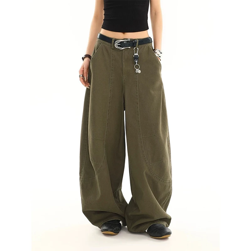 Vintage Baggy High Waist Jeans Women Y2K Wide Leg Oversized Harajuku Popular Fashion 2026 Summer Streetwear Jeans Pants