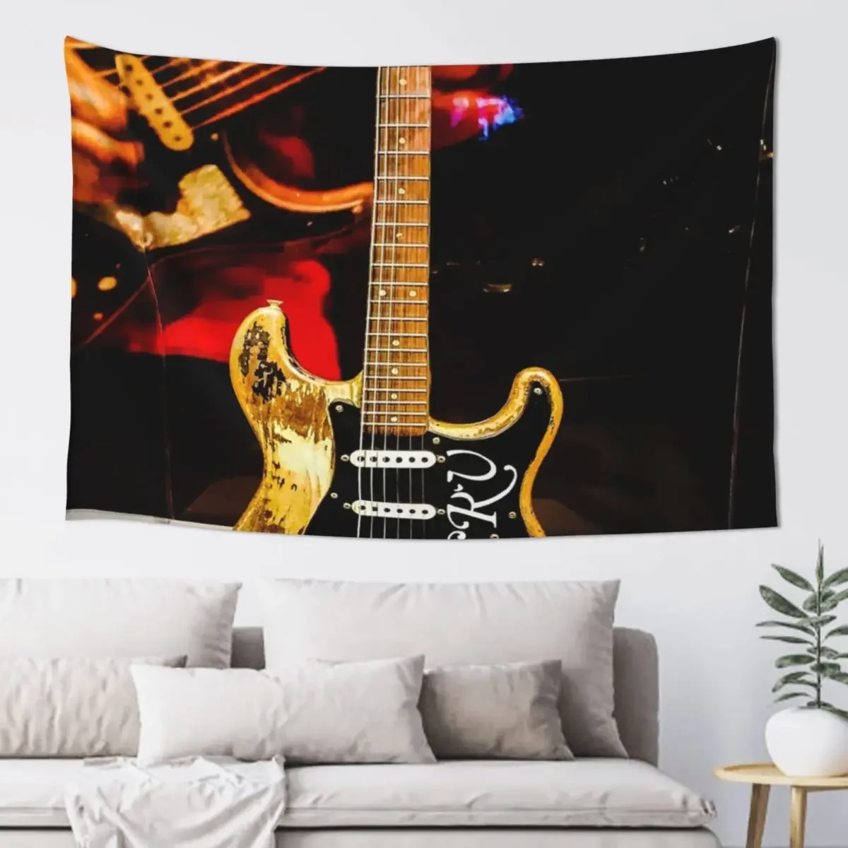 

Stevie Ray Vaughan - Dedication Tapestry On The Wall Aesthetic Room Decorations Decorative Paintings Room Decor Tapestry