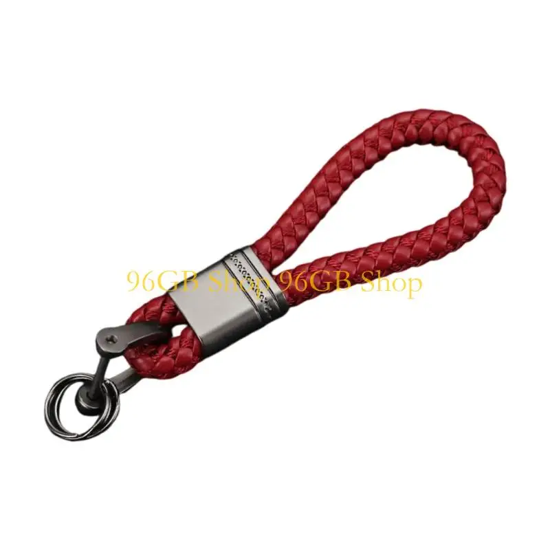96GB Leather Keychain Modern Auto Accessory Fashionable Holder for Auto