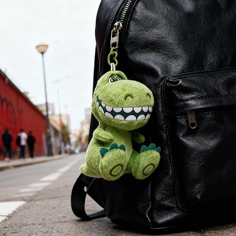 ديزني توي ستوري ريكس عناق عناق التنين أفخم دمية الكرتون أنيمي لطيف ألعاب من القطيفة المفاتيح ظهره قلادة هدايا عيد ميلاد الأطفال