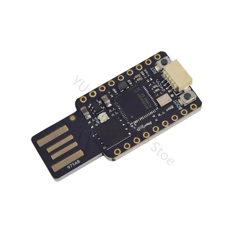 96BA USB-Elektronik-Lernplatine mit RP2350-Prozessor und USB-A-Link – Detail 2