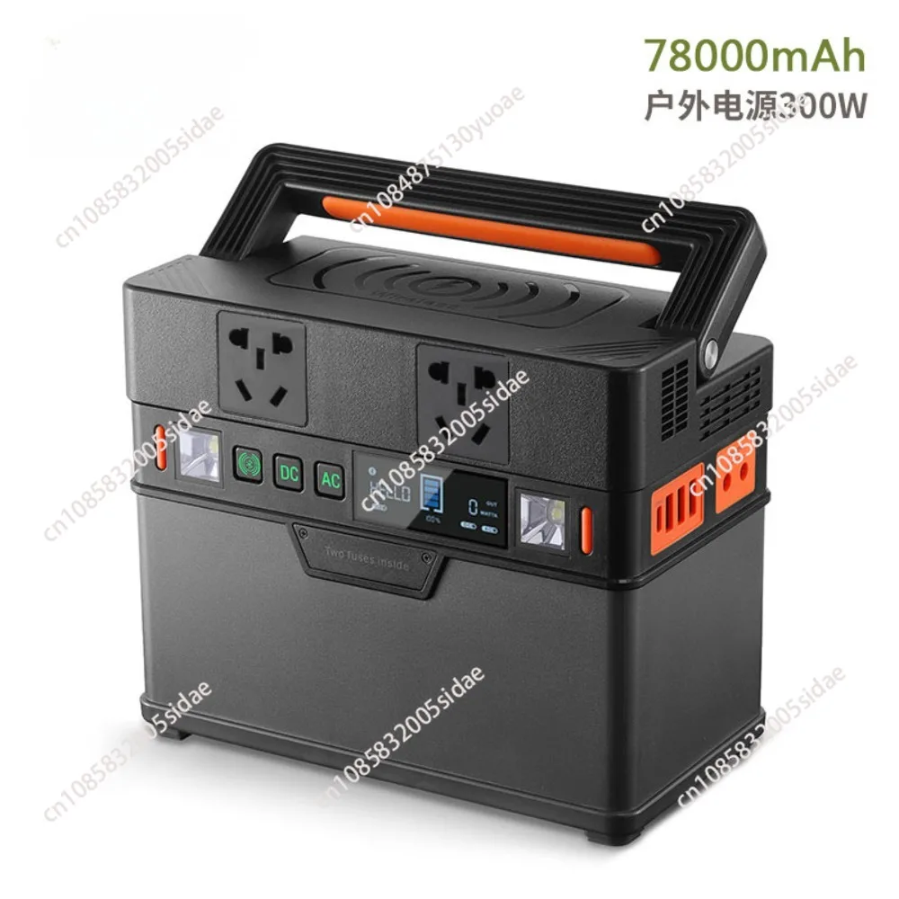 110V 220V AC 300W Power Station Pure Sine Wave 288Wh Portable Generator Powering Car Refrigerator TV Drone Laptops