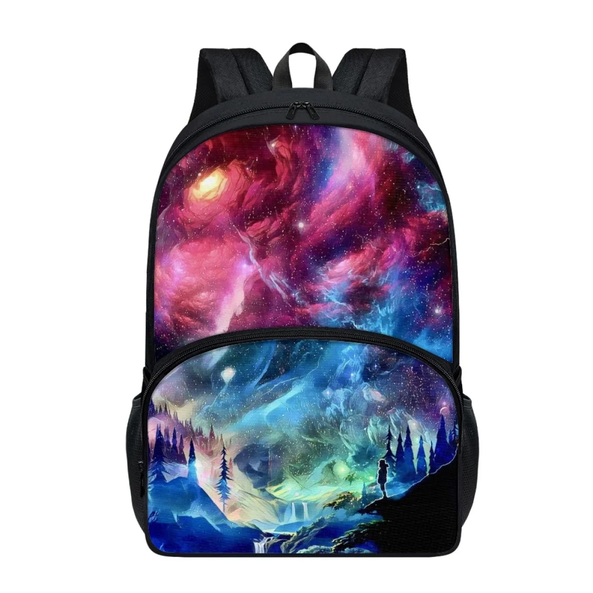 FORUDESIGNS Romantic Universe Star Backpacks Lightweight Practical Students Universal Schoolbags Double Zipper New Back Pack