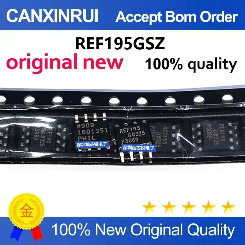 (5-100pieces)Brand New Original REF195G REF195GSZ SMD SOP8 Voltage Reference IC