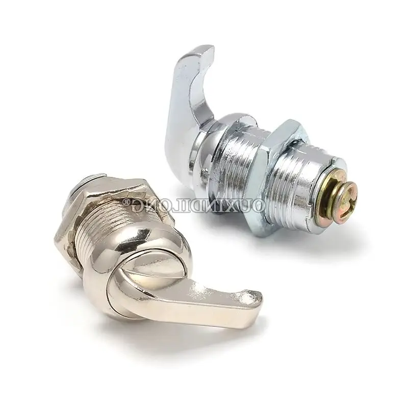 On Stock 10PCS Zinc Alloy Cam Locks Distribution Box Toolbox Mailbox Cabinet Locks RV Marine Yacht Thumb Turn Locks Keyless