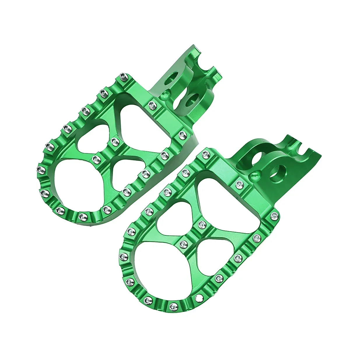Motorcycle CNC FootRest Footpegs Foot Pegs Pedals For Kawasaki KX250F KX450F 2006-2021 KX250X KX450X 2021-2023 KLX450R 2008-2013
