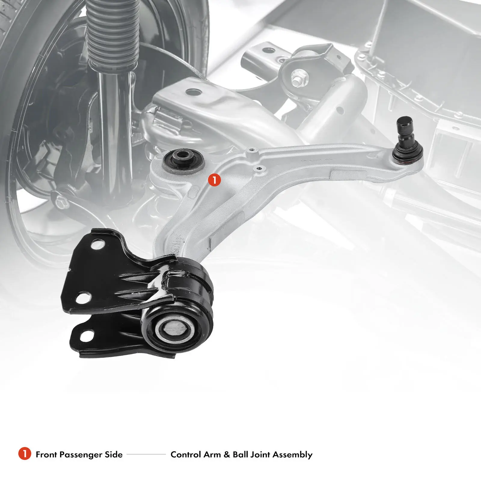 Front Right Control Arm & Ball Joint Assembly for Lincoln Continental 2017-2020