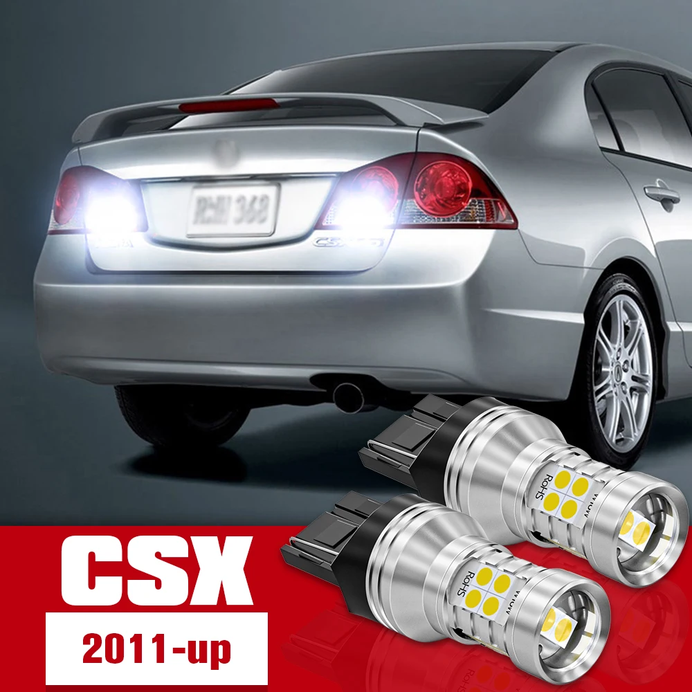 2pcs LED Accessories Reverse Light Bulb Lamp For Acura CSX 2011 2012 2013 2014 2015 2016 2017 2018 2019 2020 2021