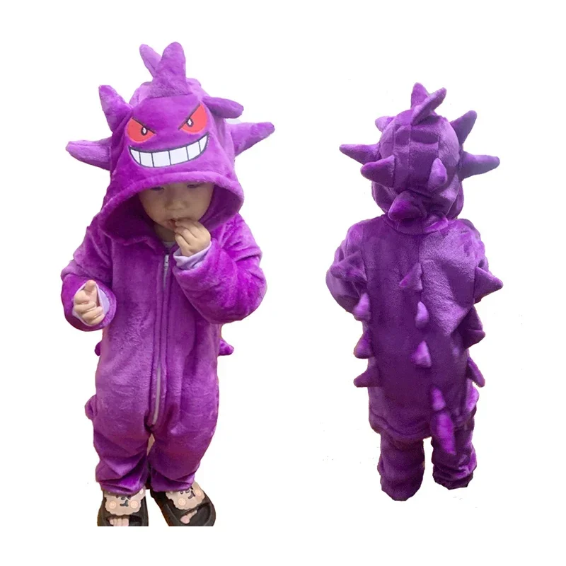 2025 New Cartoon Kigurumi Dragon Onesie Boys Halloween Festival Party Cosplay Costume Kids Pajama Children Charizard  Outfit AFF