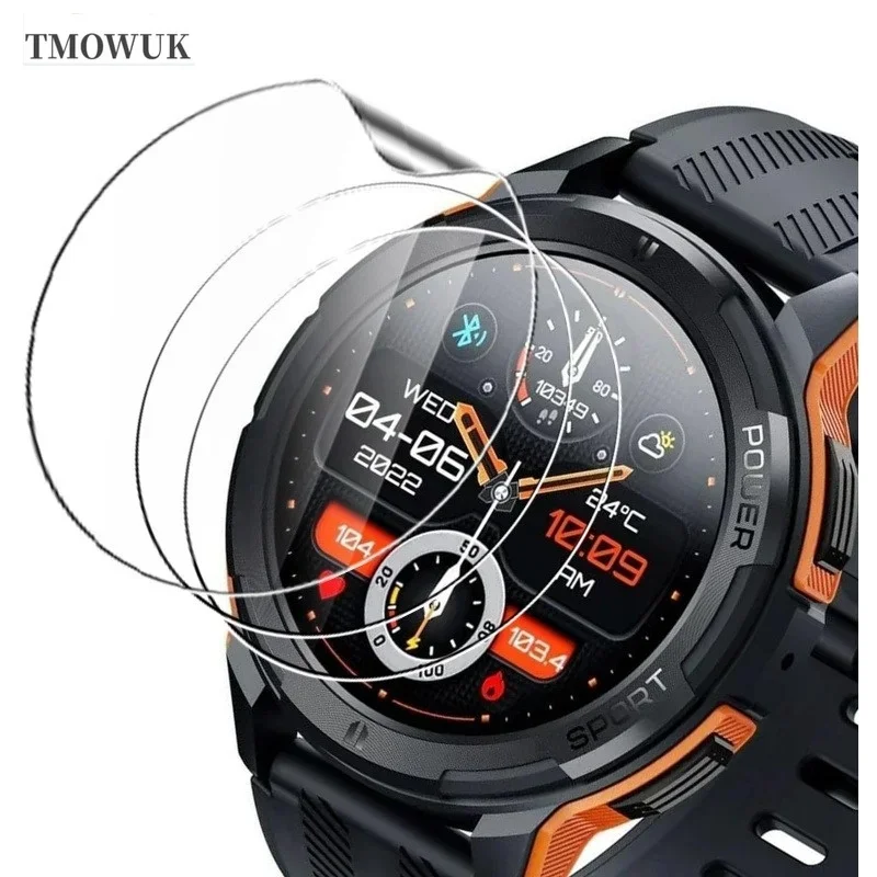 For OUKITEL BT10 Tempered Glass Screen Protector Watch Film HD Clear 9H Anti-Scratch Accessories