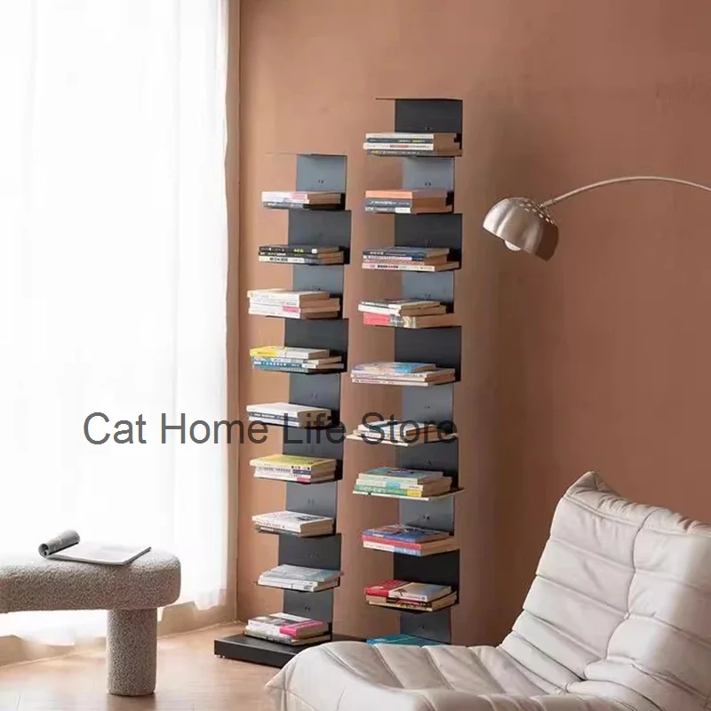 Storage Corner Bookcase Bookends Modern Industrial Ladder Bedside Bookcase Bedroom Desktop Estanteria Habitacion Cute Furniture