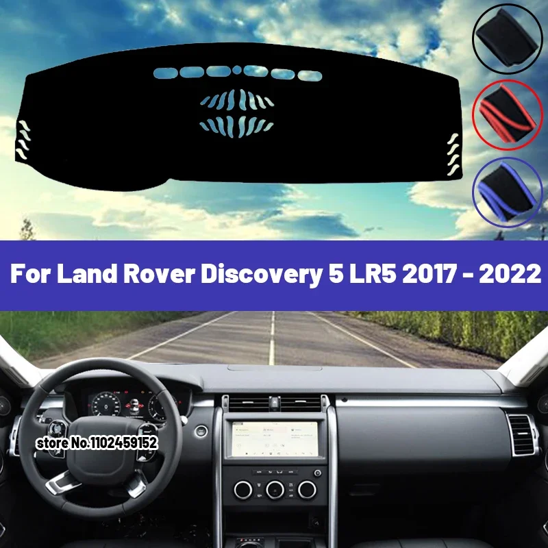 High Quality For Land Rover Discovery 5 LR5 2017 - 2022 Car Dashboard Cover Mat Sun Shade Avoid Light Pad Carpets Anti-UV 2021