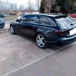 RS4 Roof Spoiler for Audi A4 B8 Avant / Allroad 2008-2016 ABS Plastic Spoiler Rear Wing Car Tail Wing Decoration A4 B8 Allroad