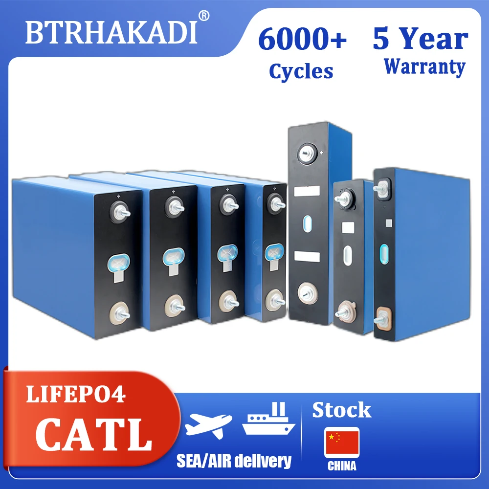 

Оригинальные аккумуляторы CATL 3,2 В 100 Ач 161 Ач 173 Ач 228 Ач 280 Ач 302 Ач 314 Ач 530 Ач Lifepo4 4 шт. для хранения солнечной энергии