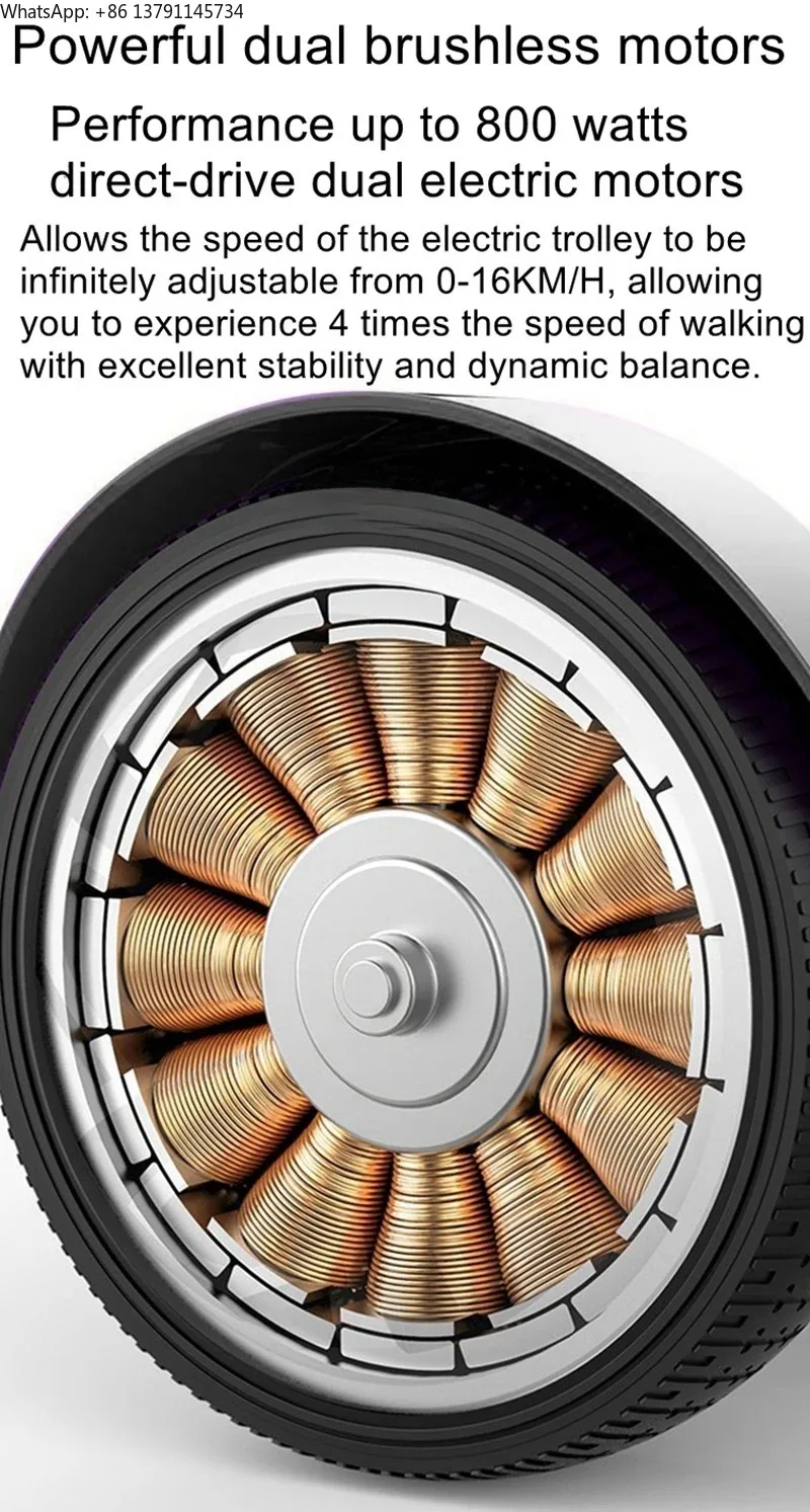 

Electric trolley small motion sense hauler folding cargo stall warehouse trolley express