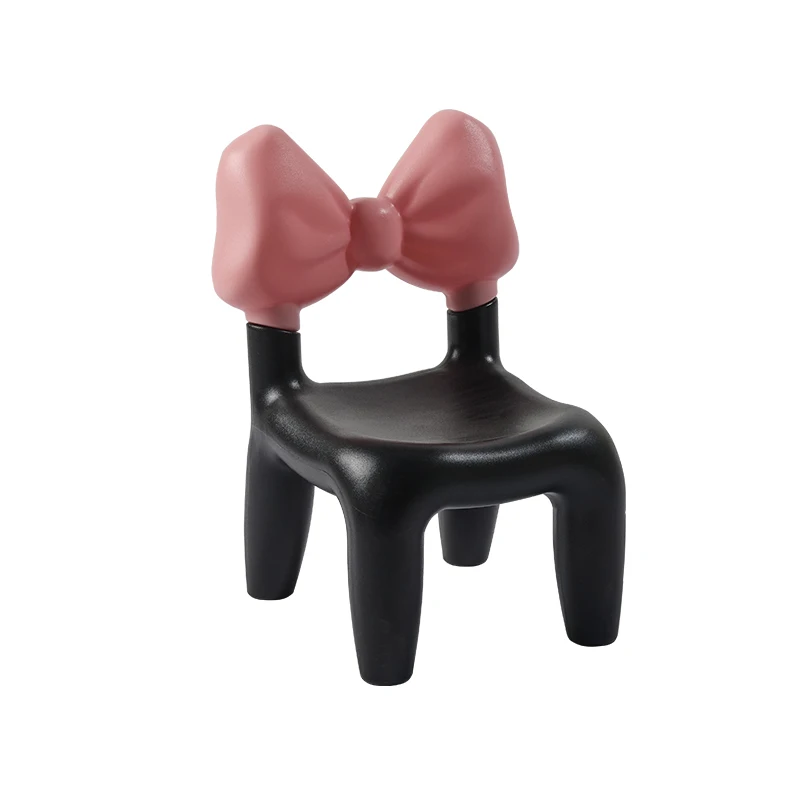 

Creative children's chair backrest cute low small stool outdoor plastic stool children's furniture seat cushion dresser ottoman
