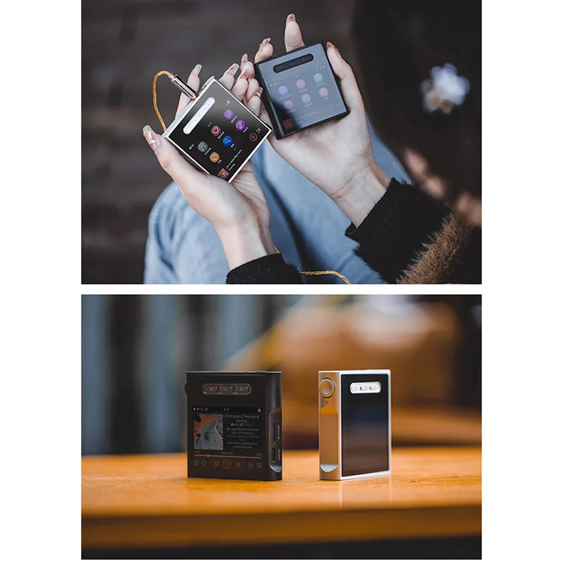 Shanling M1S เครื่องเล่นเพลง MP3แบบพกพา Bluetooth5.0 mqa ES9038Q2M DAC 2 RT6863แอมป์3.5มม. 4.4มม. ตัวถอดรหัส USB