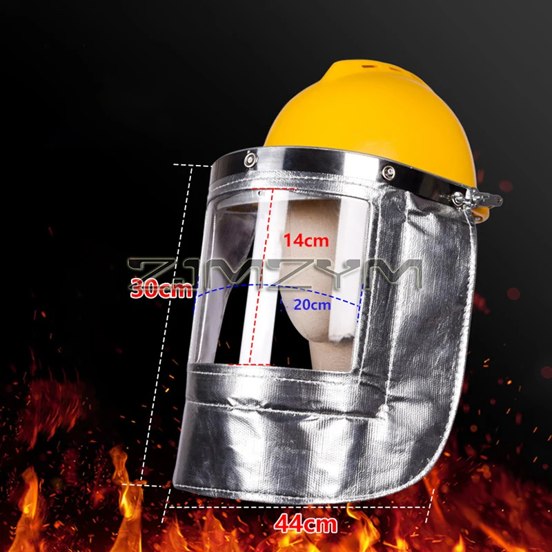 Thermal Insulation Protective Mask Matching Smelting Welding Furnace Workers Full Face Transparent Safety Helmet