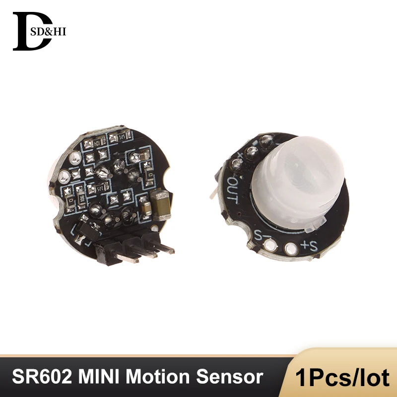 HC-SR602 Mini Motion Sensor Detector Module SR602 Pyroelectric Infrared PIR Kit Sensory Switch Bracket For DIY