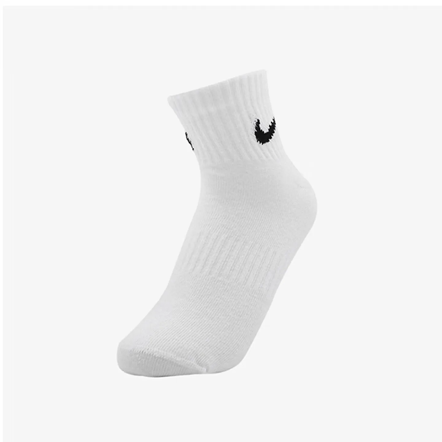 Nike Socks Nike Basketball Thickened Socks Sports Long Socks with Dri-FIT Technology for Breathability 3-Pack SX7667-100 view 4