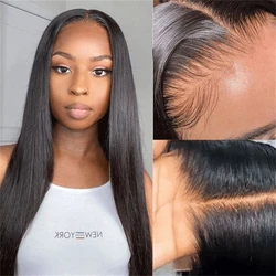 Raw Human Hair Wigs Glueless Wear and Go Lace Front Wig