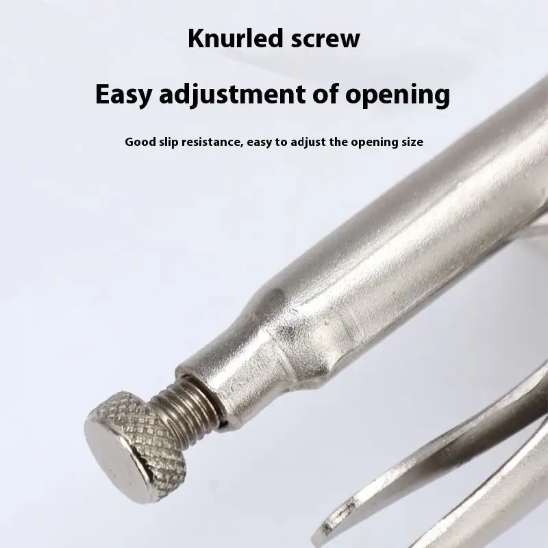 Set Tang Pengunci Profesional Alat Multifungsi Penjepit Wajah Logam Dapat Disesuaikan untuk Perbaikan Pengelasan Kayu dan Penggunaan Bengkel