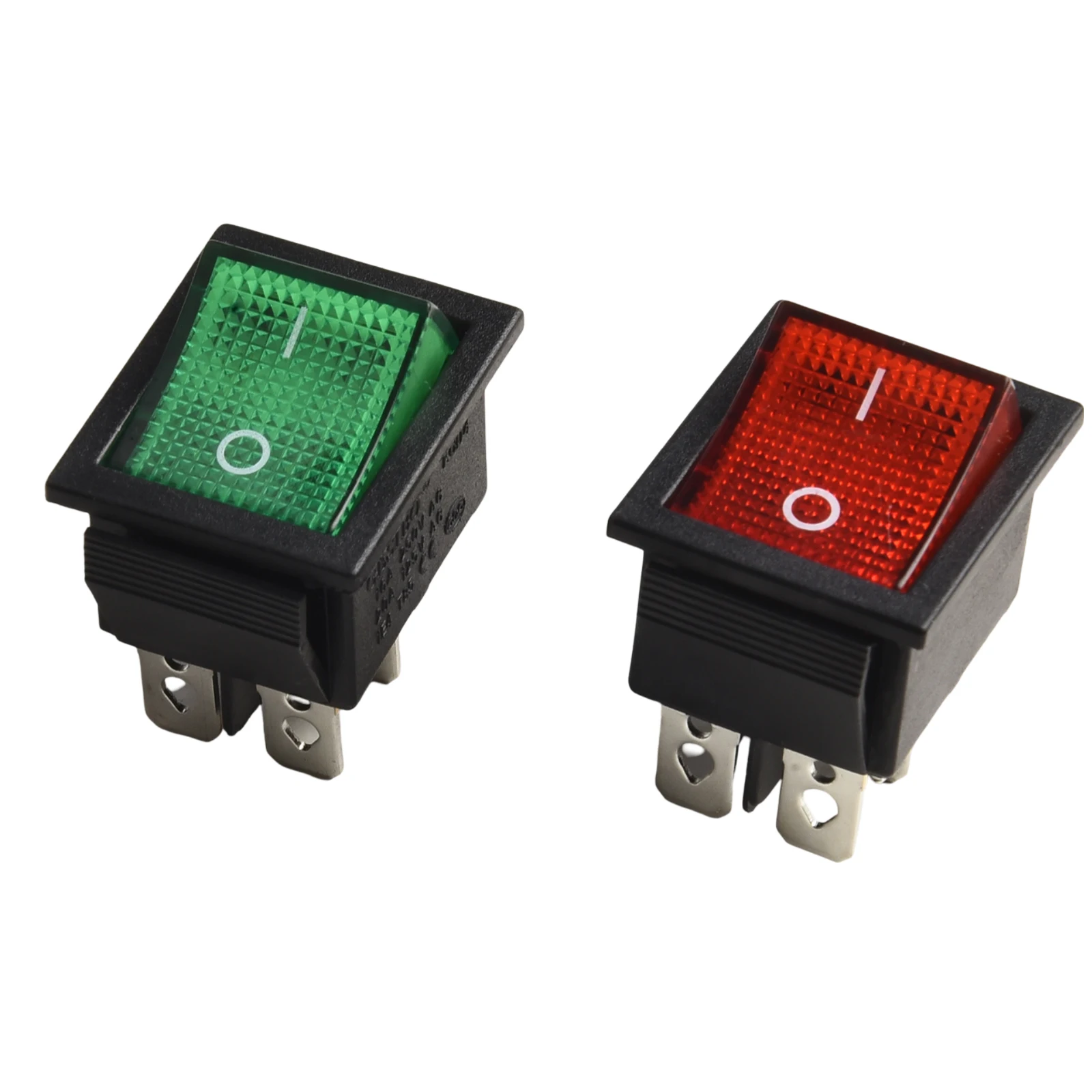 Electrical Switch Rocker Switch Vibrant Light Indicator Dust Protection Easy Installation Good Physical Properties