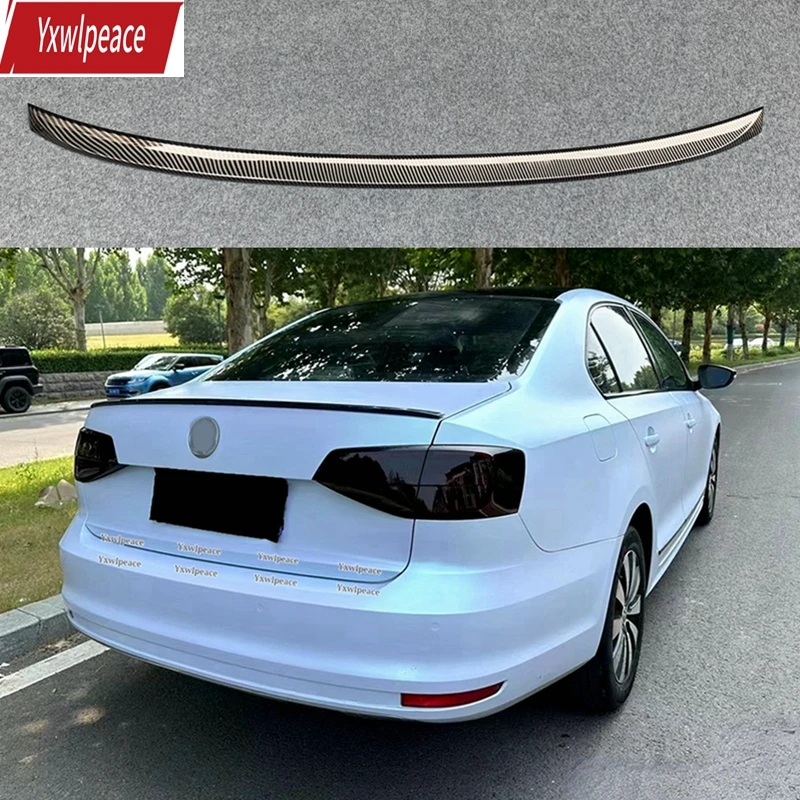 

For Volkswagen VW Jetta 2012--2018 High Quality ABS Plastic Unpainted Color Rear Trunk Lip Spoiler Car Accessories