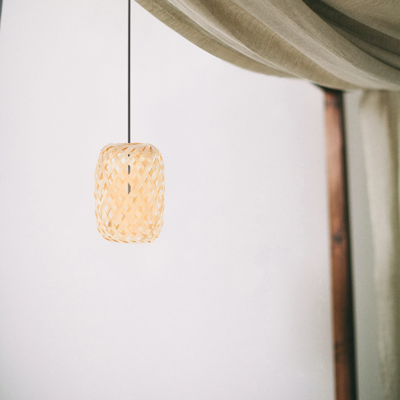 

4 шт., бамбуковые абажуры ручной работы, миниатюрные декоративные абажуры, чехлы для светильников «сделай сам», домашняя вечеринка, свадебный центральный декор