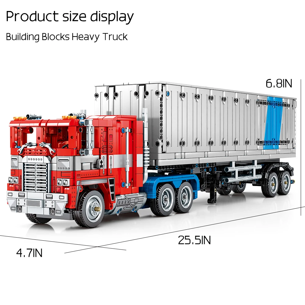 مجموعة وحدات بناء شاحنات Optimuss Primes للأطفال والكبار ، ألعاب سيارة روبوت ، هدايا مركبة ، عيد الميلاد ، آنمي