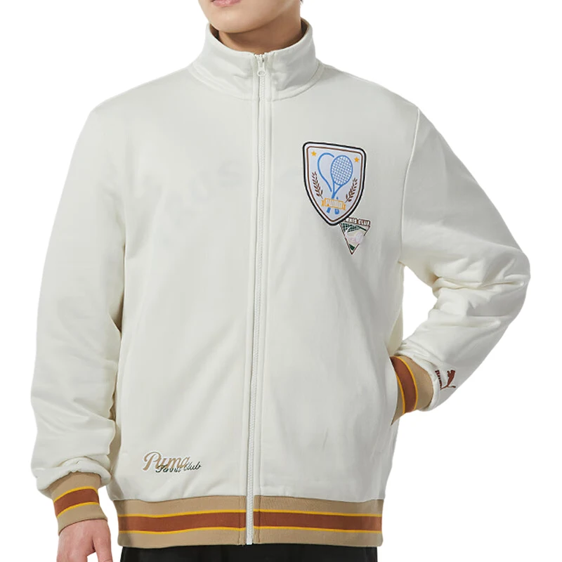 Puma echt 2024 unisex gebreid sport- en vrijetijdsjack met opstaande kraag 628308-65