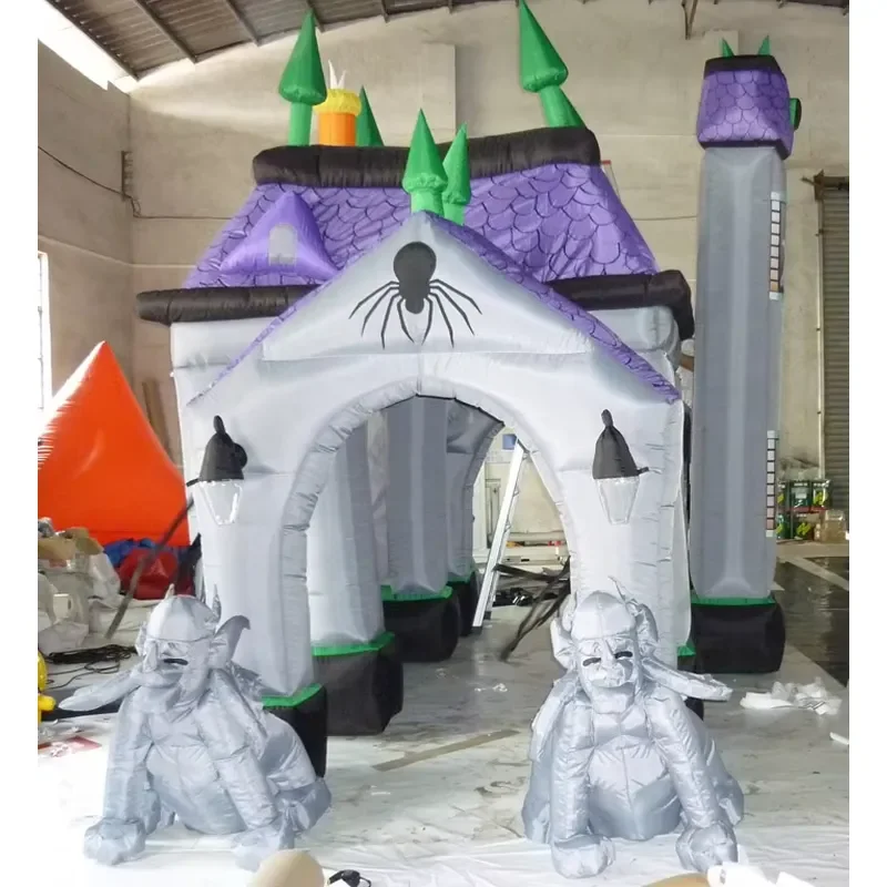 Holiday Decoration Inflatable Halloween Ghost Inflatable Haunted House,giant Halloween Inflatables for Sale