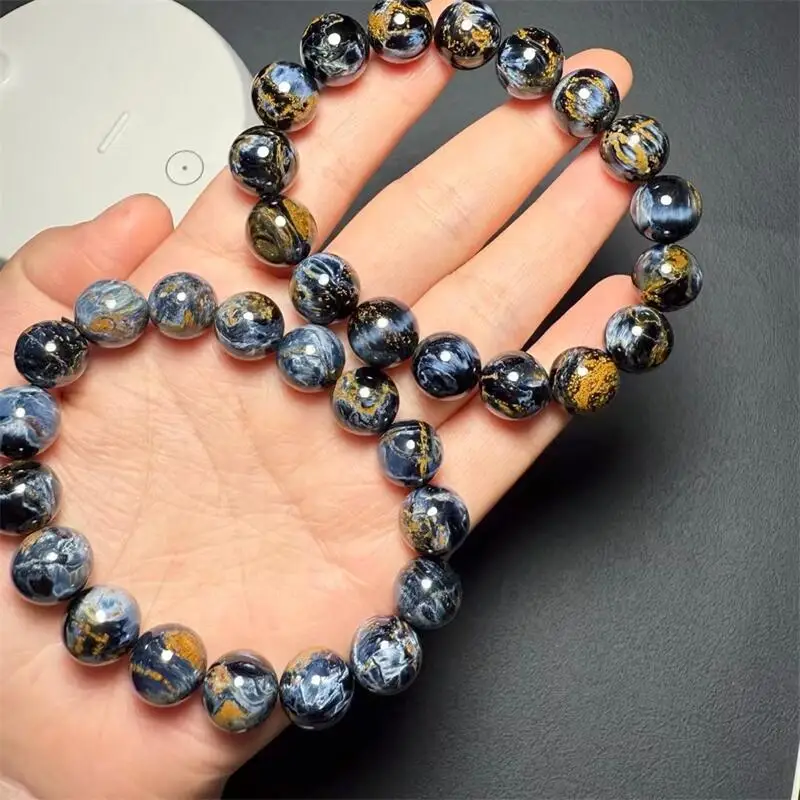 

Natural Peter Stone Bead Bracelet Gemstone Women Stretch Jewelry Healing Fengshui Birthday Present 1pcs 12/13MM